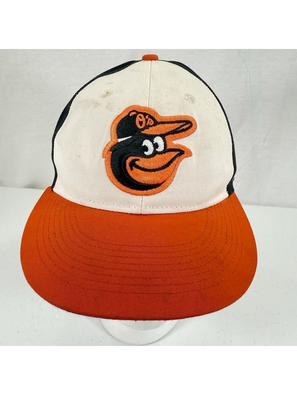 Baltimore Orioles Youth Hat Black White Orange Team MLB OC Sports Adjustable